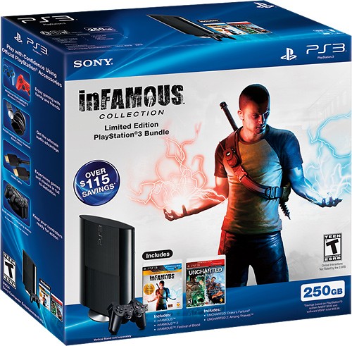 Installation utilgivelig omhyggelig Best Buy: Sony PlayStation 3 (250GB) inFAMOUS Collection Limited Edition  Bundle 99034