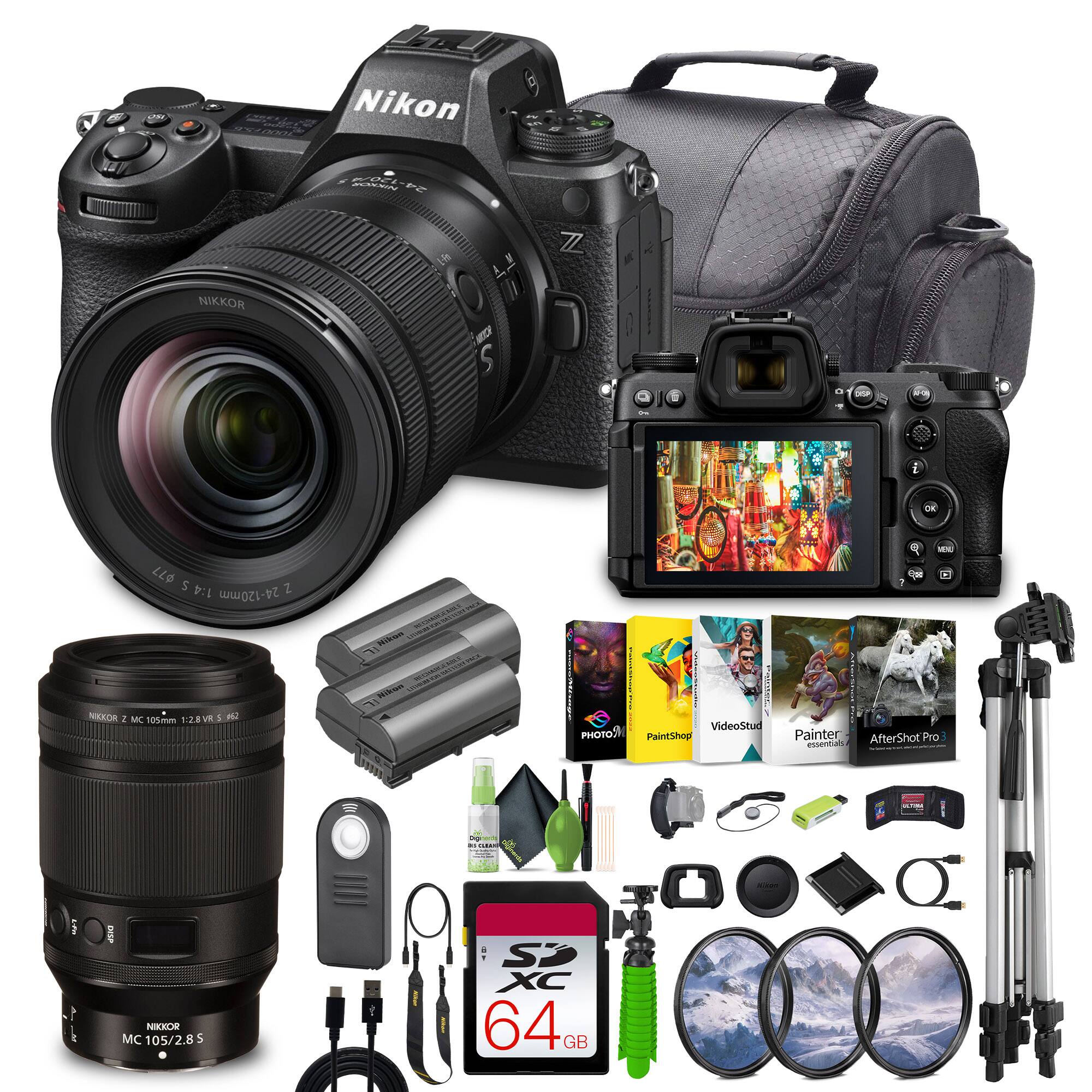Nikon - Z6III Mirrorless Camera with 24-120mm + NIKKOR Z 28-400mm f/4-8 VR Lens - Black