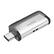 Angle. SanDisk - SanDisk Ultra Dual Drive USB TYPE-C - 256GB - 256 GB - USB 3.1 (Gen 1) Type C - Black and Silver.