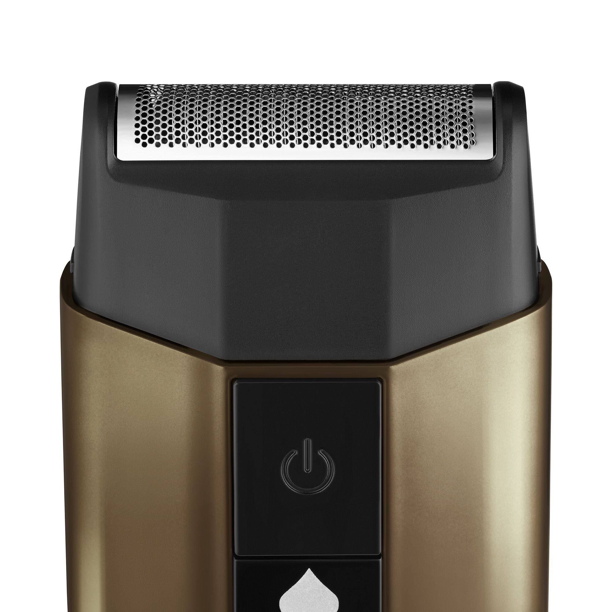 Alt View 2. StyleCraft - Ace Single Foil Shaver with Built-in Trimmer - Gunmetal.