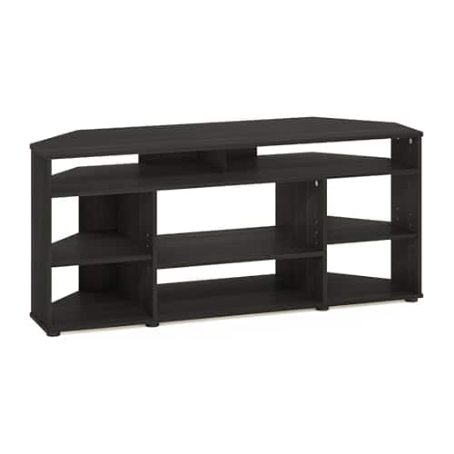 Hirose Alice - Turn-n-tube Easy Assembly 4-tier Petite Entertainment Center / Tv Stand Unit Desk Blackwood Manufactured from - Espresso-4-Tier