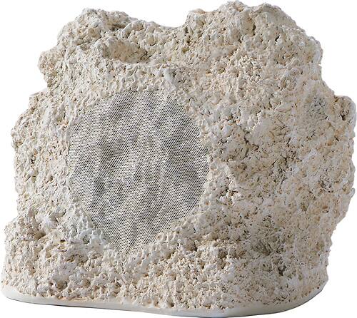 Niles - 6-1/2" 2-Way Outdoor Rock Speaker (Each) - Coral - Larger Front