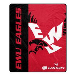 Pegasus - Eastern Washington Eagles 50" x 60" Endzone Ultra Soft Throw Blanket - Multicolor