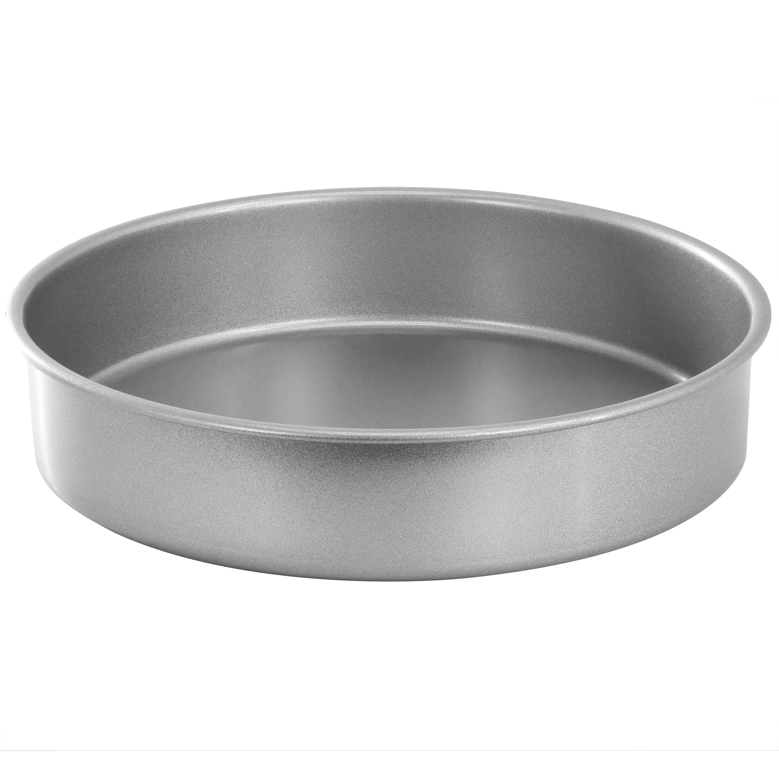 Martha Stewart - Everyday 8 Inch Round Nonstick Carbon Steel Baking Pan - Silver