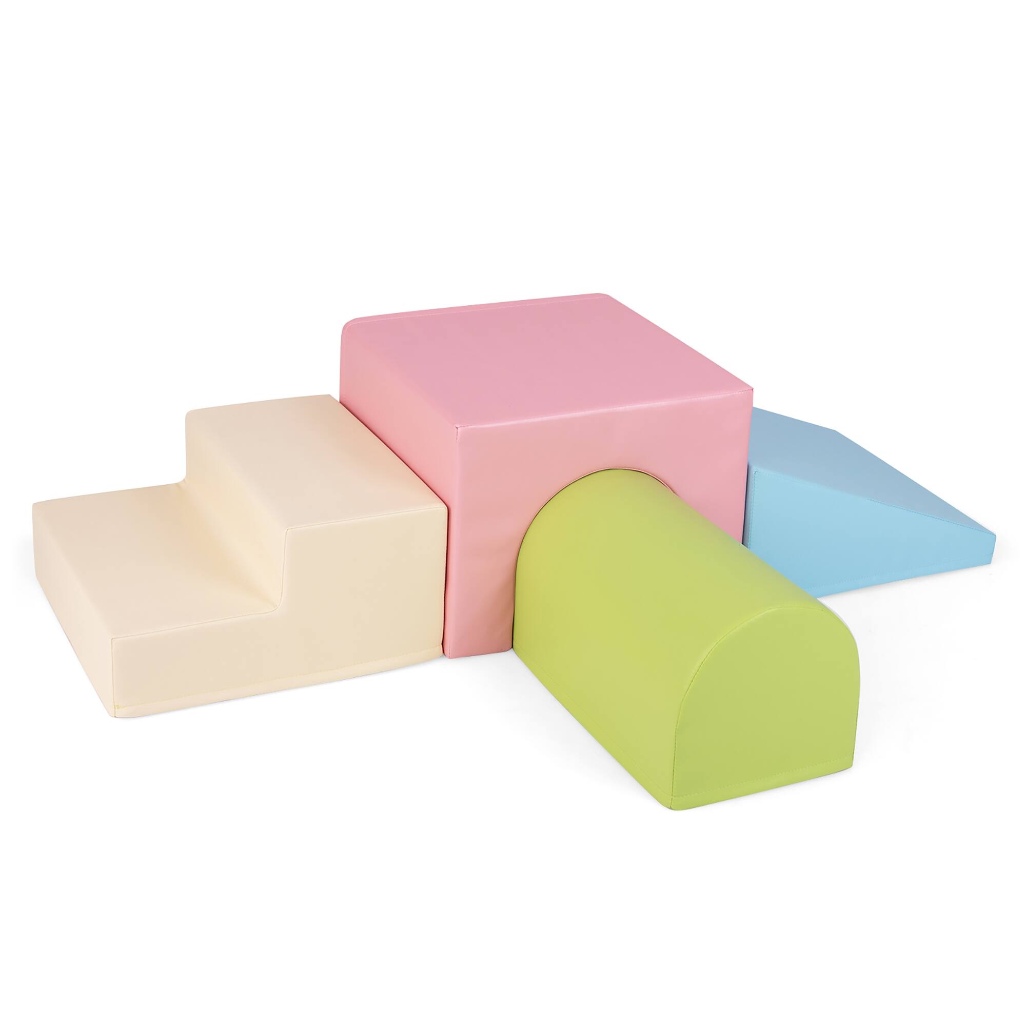 Alt View 9. Gymax - Gymax Kids Climb and Crawl Activity Playset Blocks w/ Waterproof PU Cover EPE Foam - Multi-color.