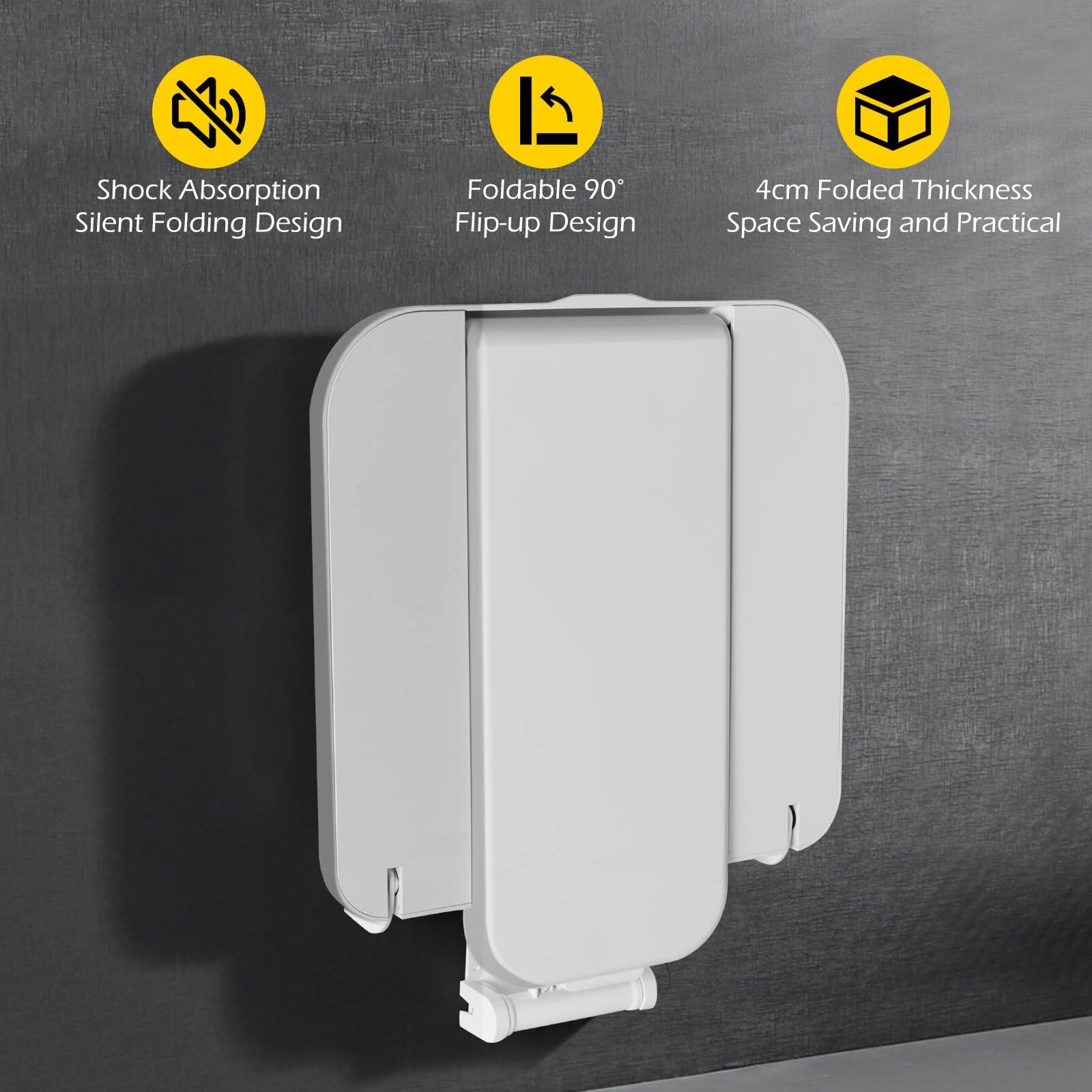 - Shock Absorption Silent Folding Design
- Foldable 90° Flip-up Design
- 4cm Folded Thickness Space Saving and Practical