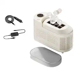 Cluzine - Portable Ice Maker, 8 Ice Cubes in 15 Mins, Multi-Power for Home, Car & Camping - Multicolor