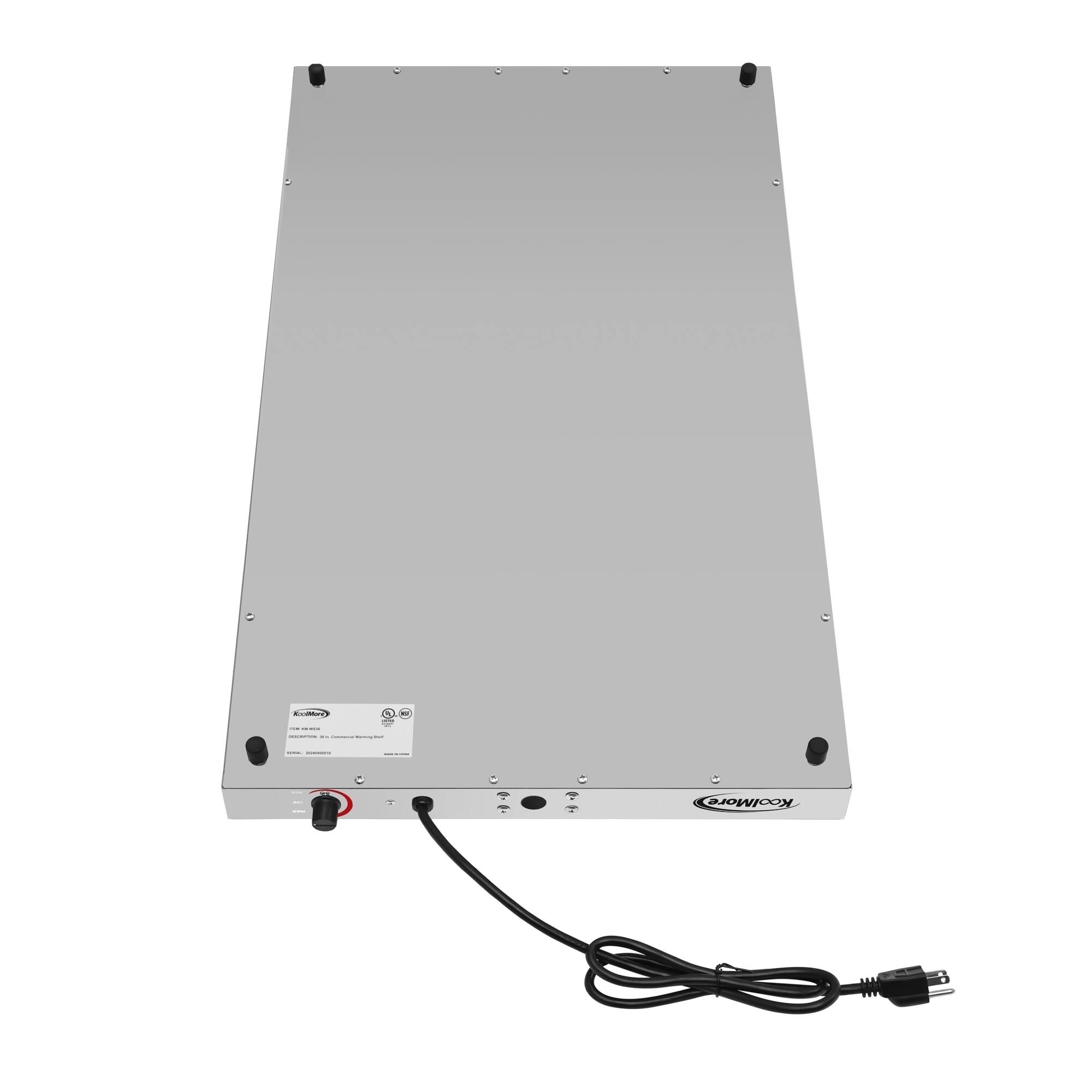 Alt View 6. Koolmore - 36 In. Commercial Warming Shelf - Silver.