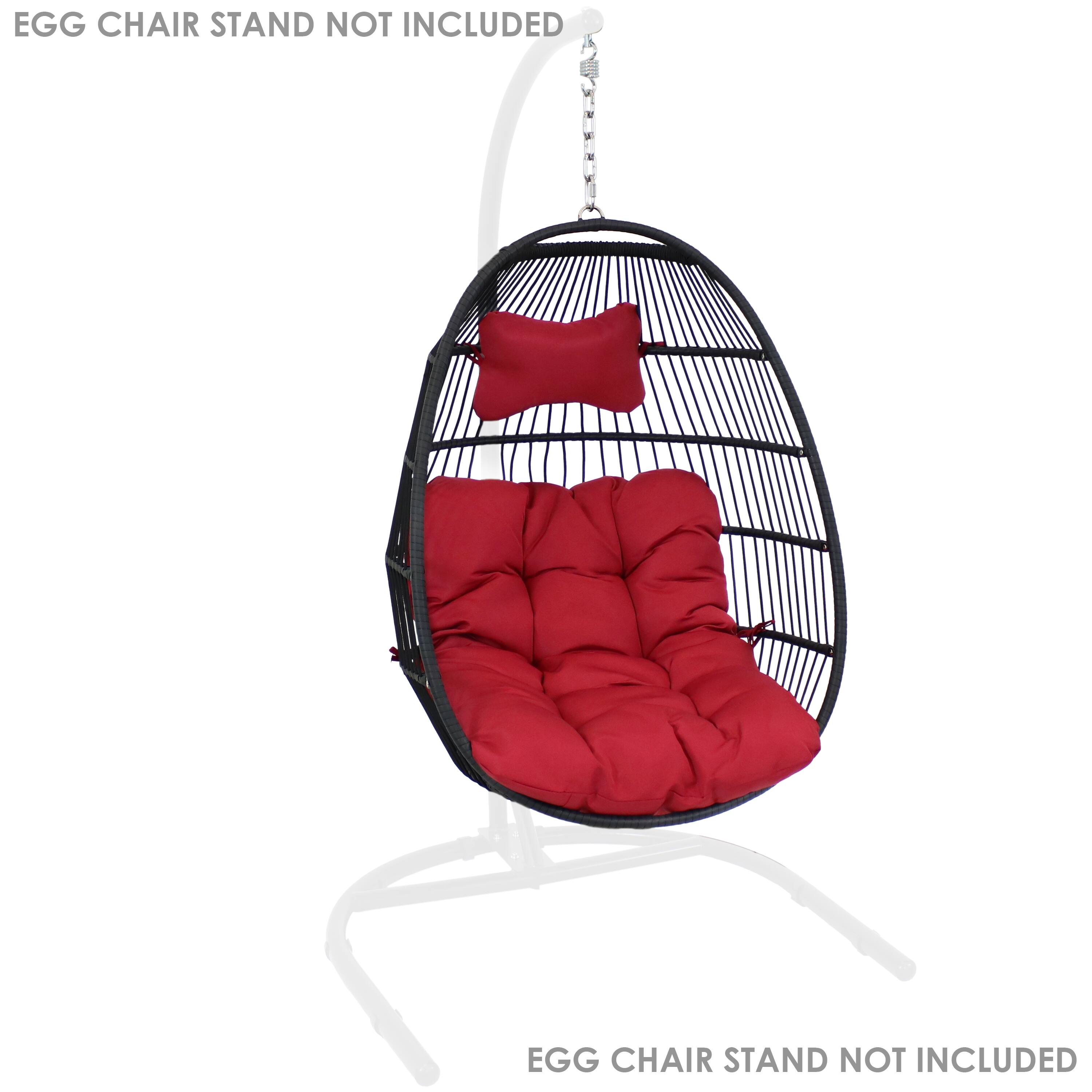 EGG CHAIR STAND NOT INCLUDED  
EGG CHAIR STAND NOT INCLUDED
