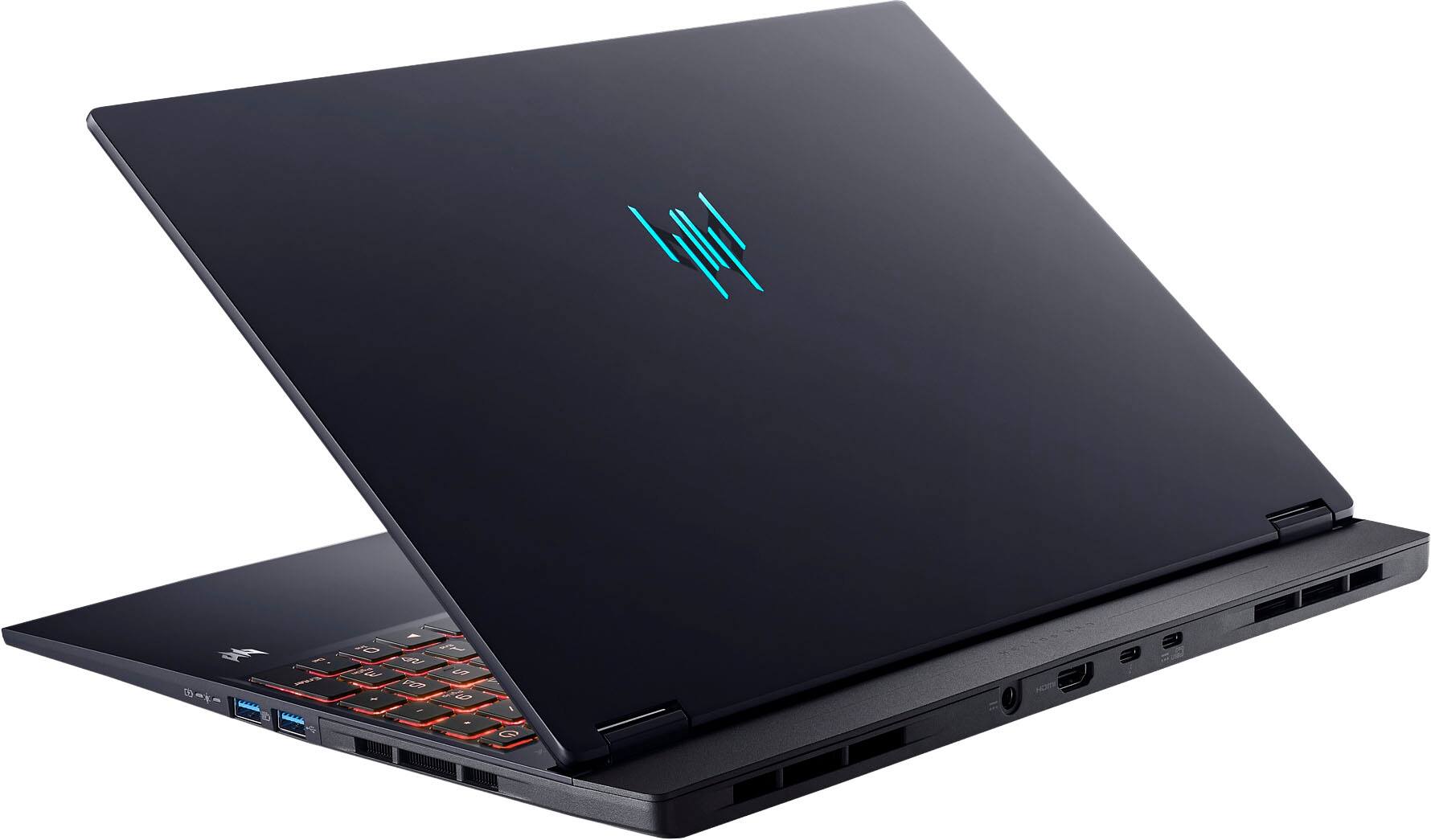 Alt View 10. Acer - Predator Helios Neo 16S AI Gaming Laptop - 16" OLED 240Hz - Intel Core Ultra 9 - NVIDIA GeForce RTX 5060 – 16GB – 1TB - Obsidian Black.