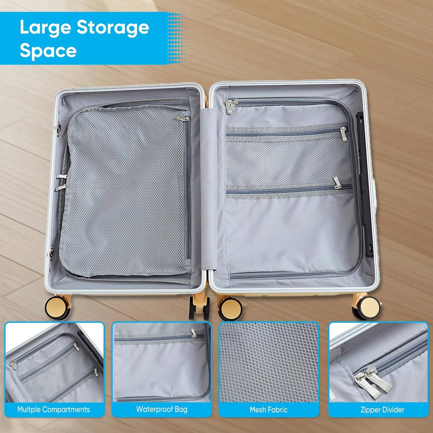 Large Storage Space

Multiple Compartments

Waterproof Bag

Mesh Fabric

Zipper Divider