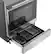 Alt View 2. Bosch - 500 Series 30 in. Wide 5.8 Cu. Ft. Slide-In Electric Induction Range with Convection, Steam cleaning and 4 Elements - Stainless Steel.