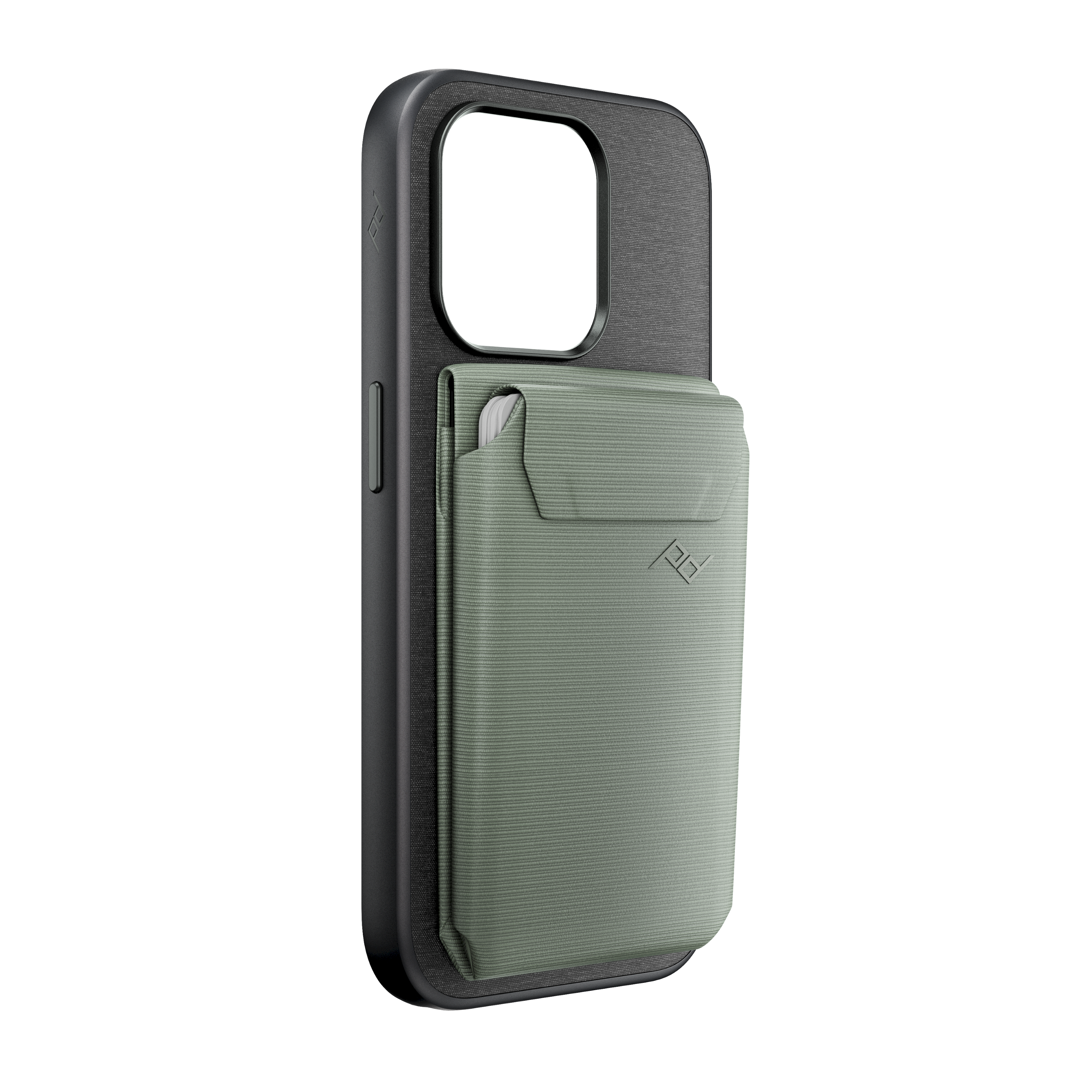 Left. Peak Design - Mobile Wallet Stand - Sage.
