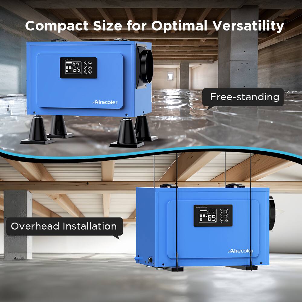Compact Size for Optimal Versatility

Free-standing

Overhead Installation