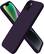 Front. Ornarto - ORNARTO Designed for iPhone 14 Plus Case 6.7,Slim Liquid Silicone 3 Layers Full Covered Protective Case-Elderberry - Elderberry.