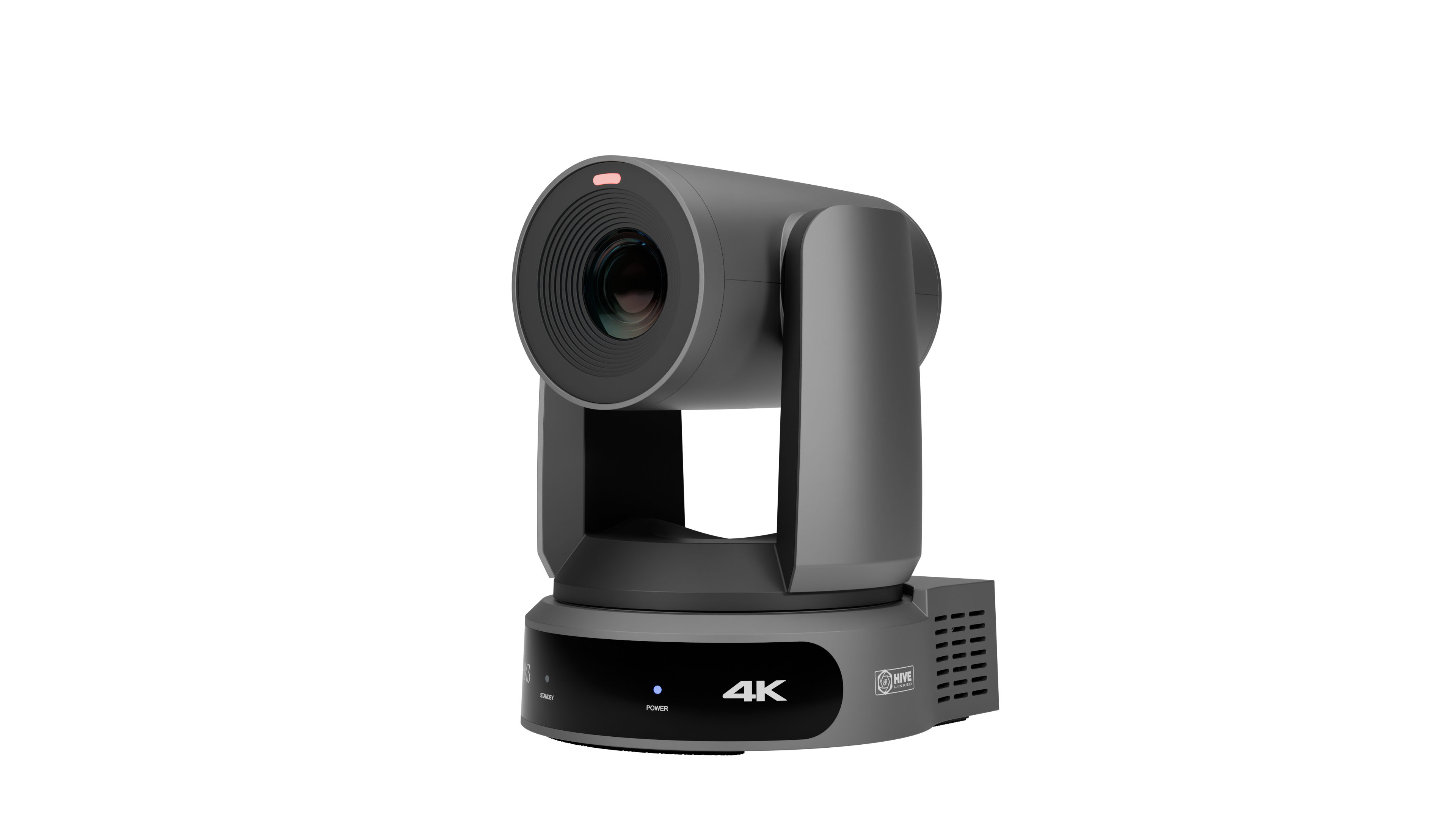 PTZOptics - MOVE 4K 30x Auto-Tracking PTZ Camera with Built-in Tally Light & 3D Noise Reduction (Gray)