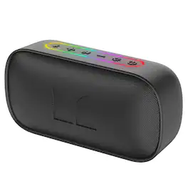 Dazzed Corner - Bluetooth Speakers, IPX7 Waterproof Wireless Speaker - Black