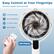 Easy Control at Your Fingertips
Control panel and remote
8 Wind Speeds
Auto Oscillation
12-Hour Timer
Spray Mode
LED Display