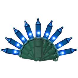 Celebrations - Classic LED T5 100 ct String Christmas Lights 24.75 ft - Blue