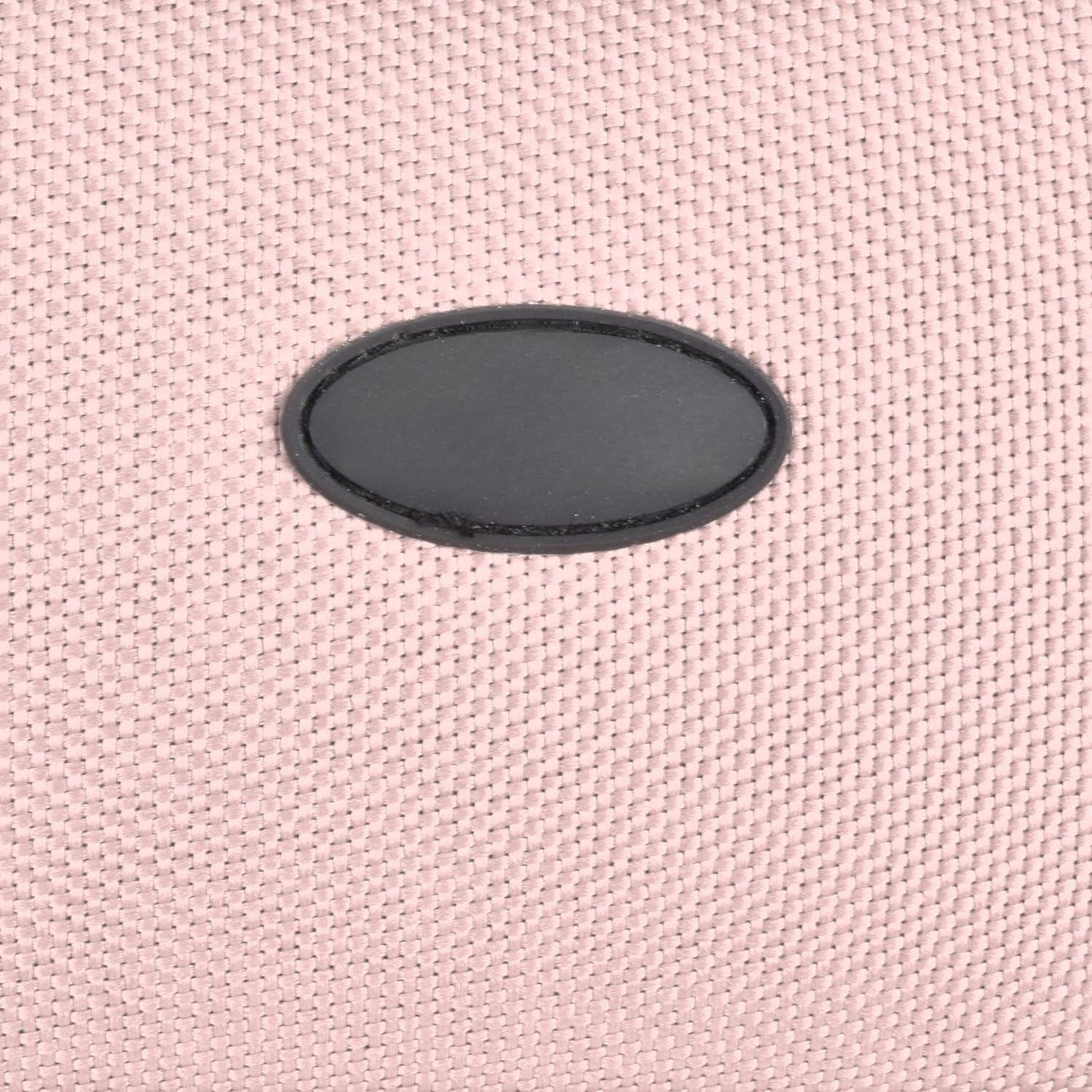 Alt View 7. Dapper Styles - Lightweight Rolling 20" Carry On Luggage Softside Suitcase Pink 2 Wheel Single - Red-2 Wheel Single.