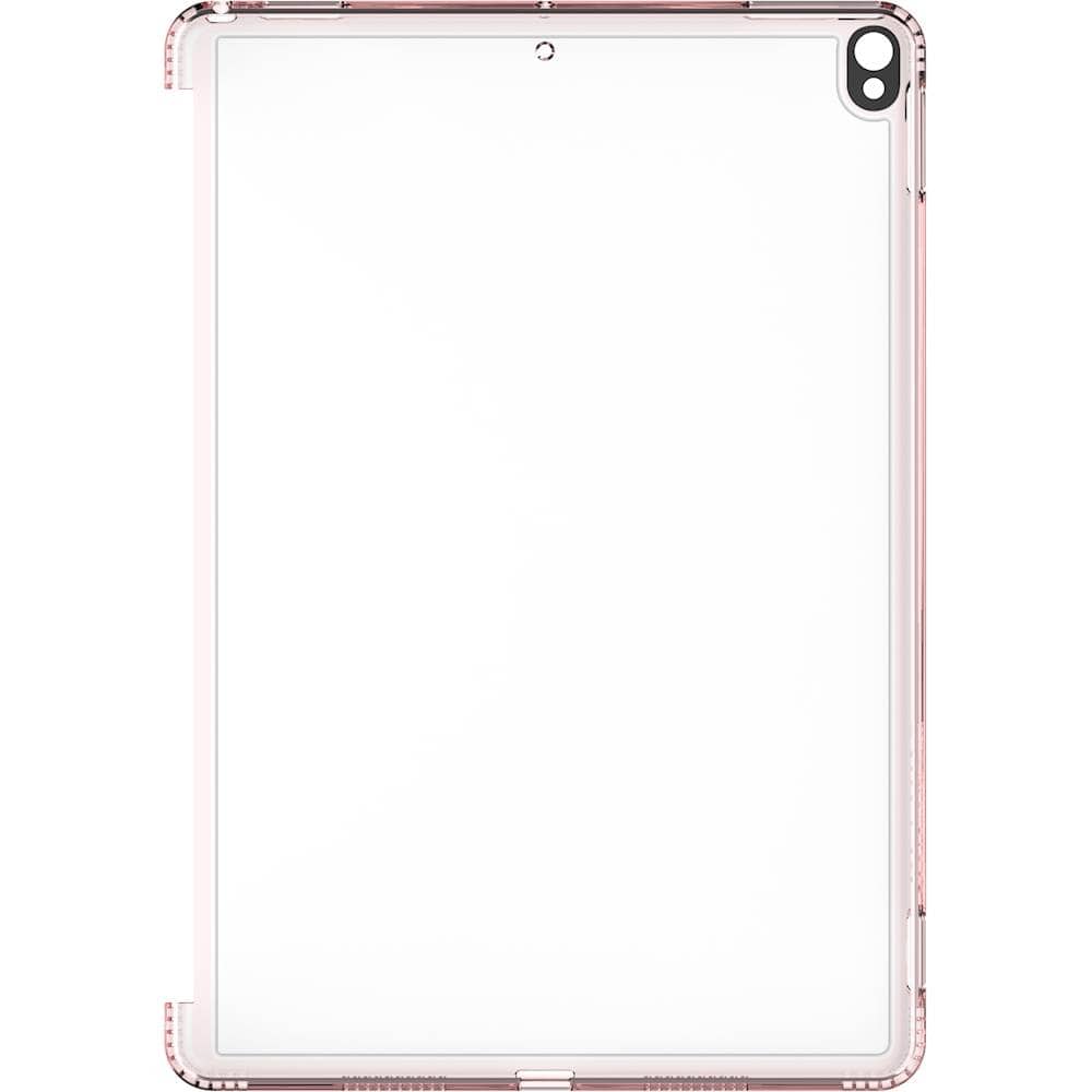 SaharaCase - Clear Case with Glass Screen Protector for Apple iPad Pro 10.5" and iPad Air 10.5" (2019) - Clear Rose Gold - Front_Zoom