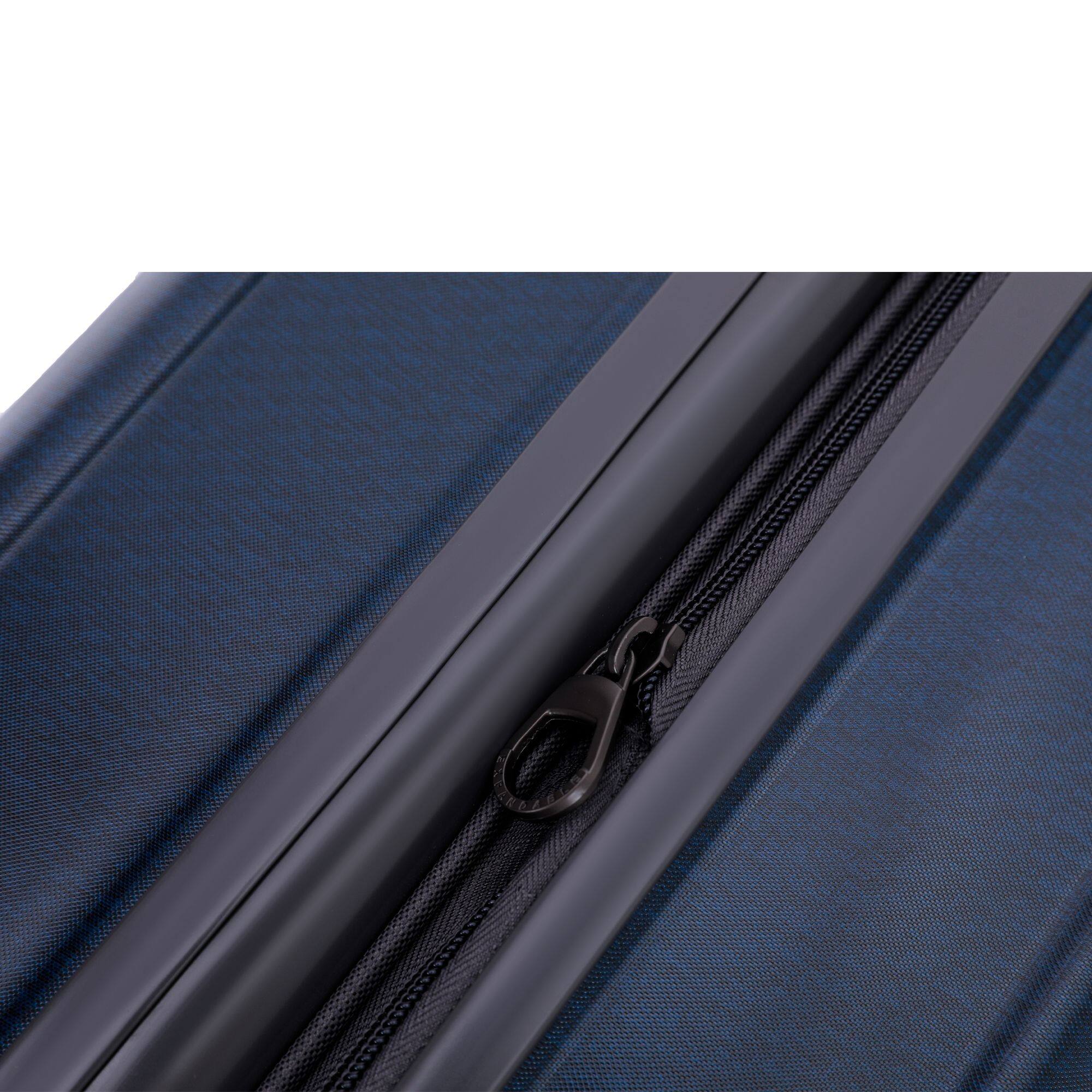 Alt View 4. Spyder - Spyder Rails 29 Inch Expandable Hardside Upright Suitcase with 360 Spinner Wheels, TSA Approved Lock - Carbon blue.