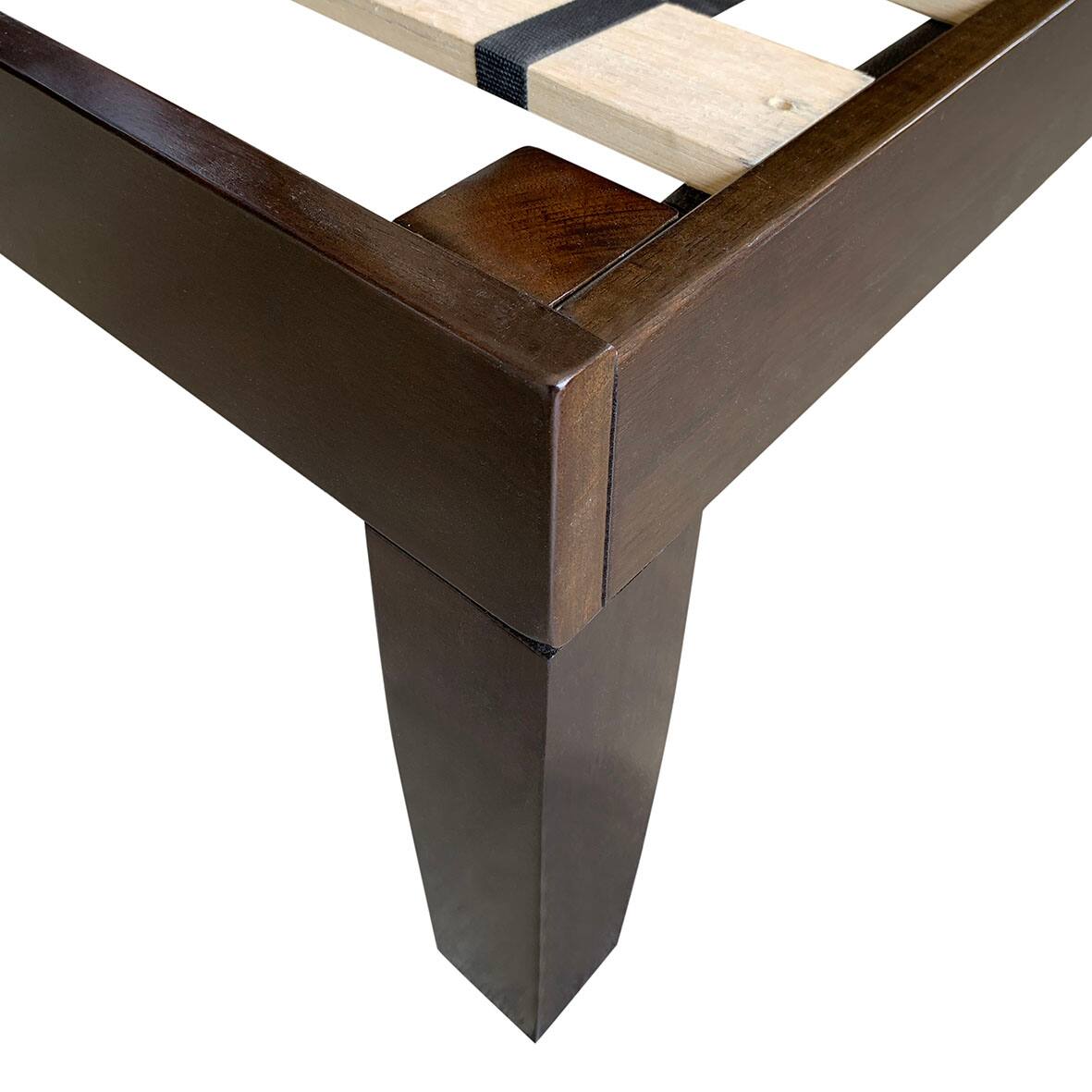 Alt View 7. Gymax - Gymax 14'' Twin Size Wooden Platform Bed Frame w/ Strong Slat Support Espresso - Espresso.