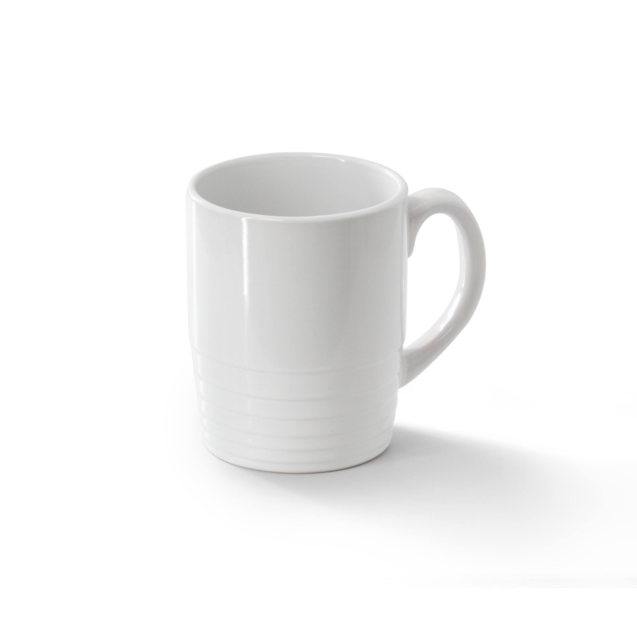 Alt View 4. Martha Stewart - Martha Stewart Everyday 16 Piece Round Stoneware Dinnerware Set in White - White.