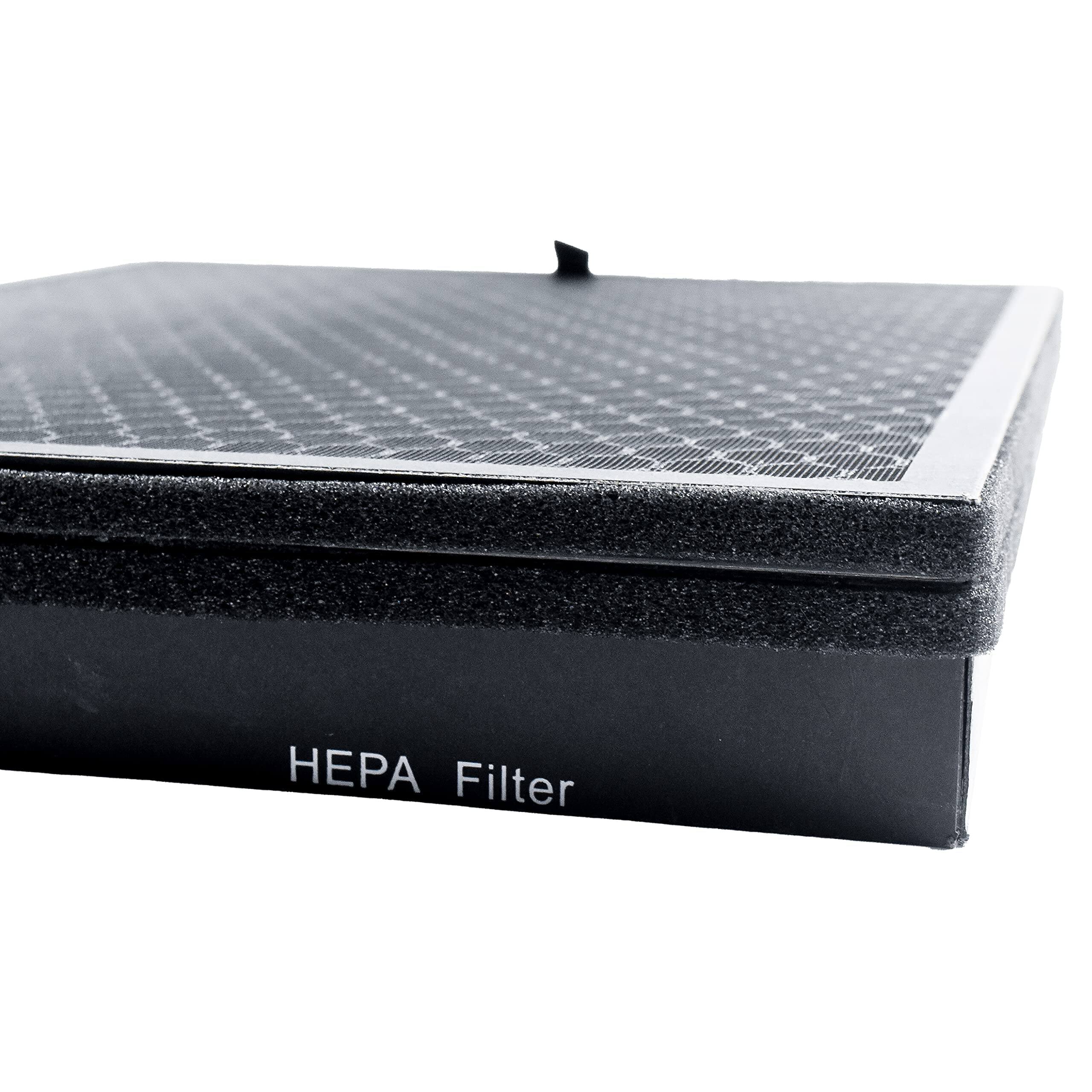 Angle. HQRP - HEPA + Carbon Pre-Filter Kit for Alexapure Breeze AP-B102 3049 - Replacement AP-B103 AP-B104.