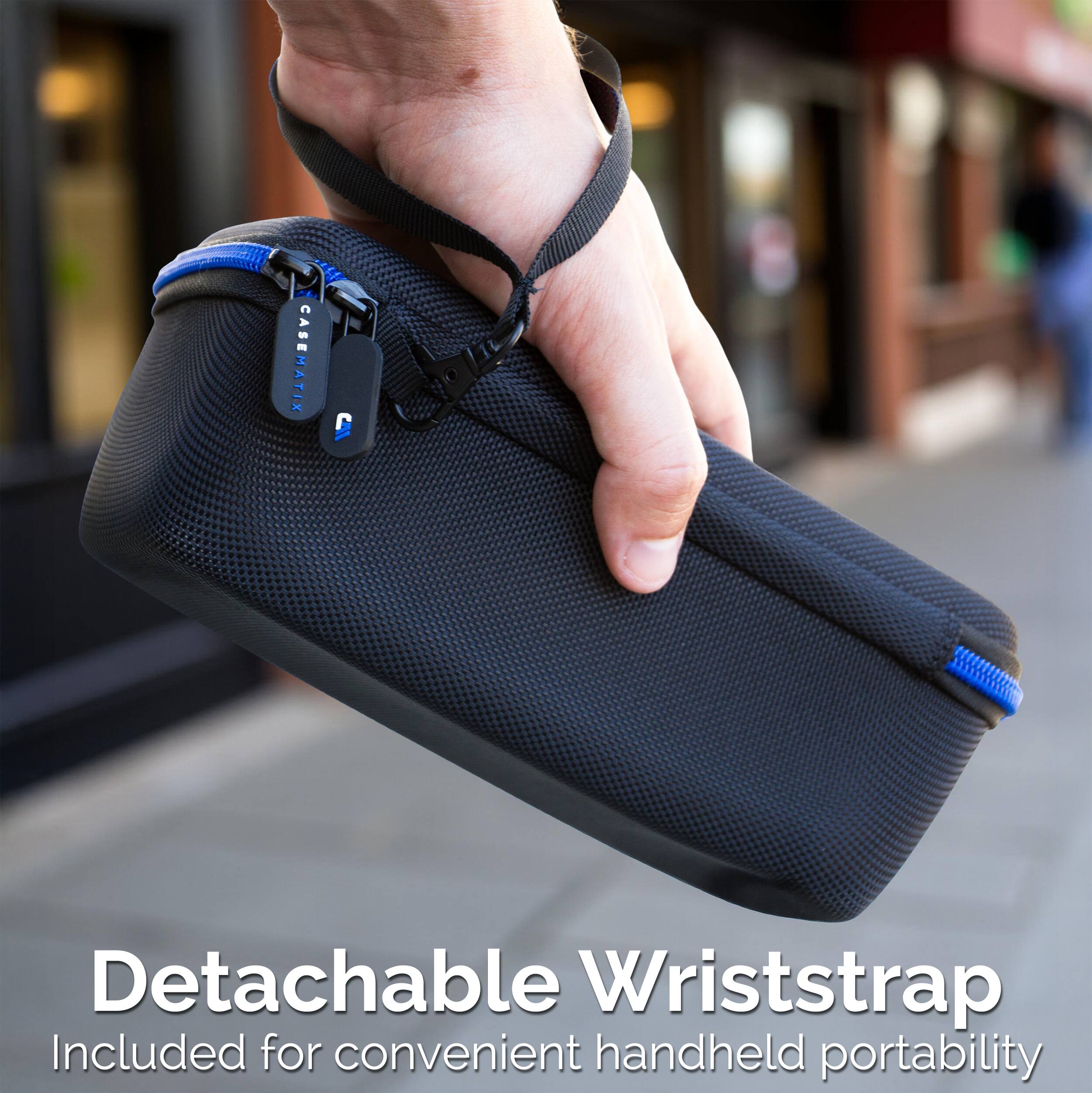 CASEMATIX - Detachable Wriststrap Included for convenient handheld portability