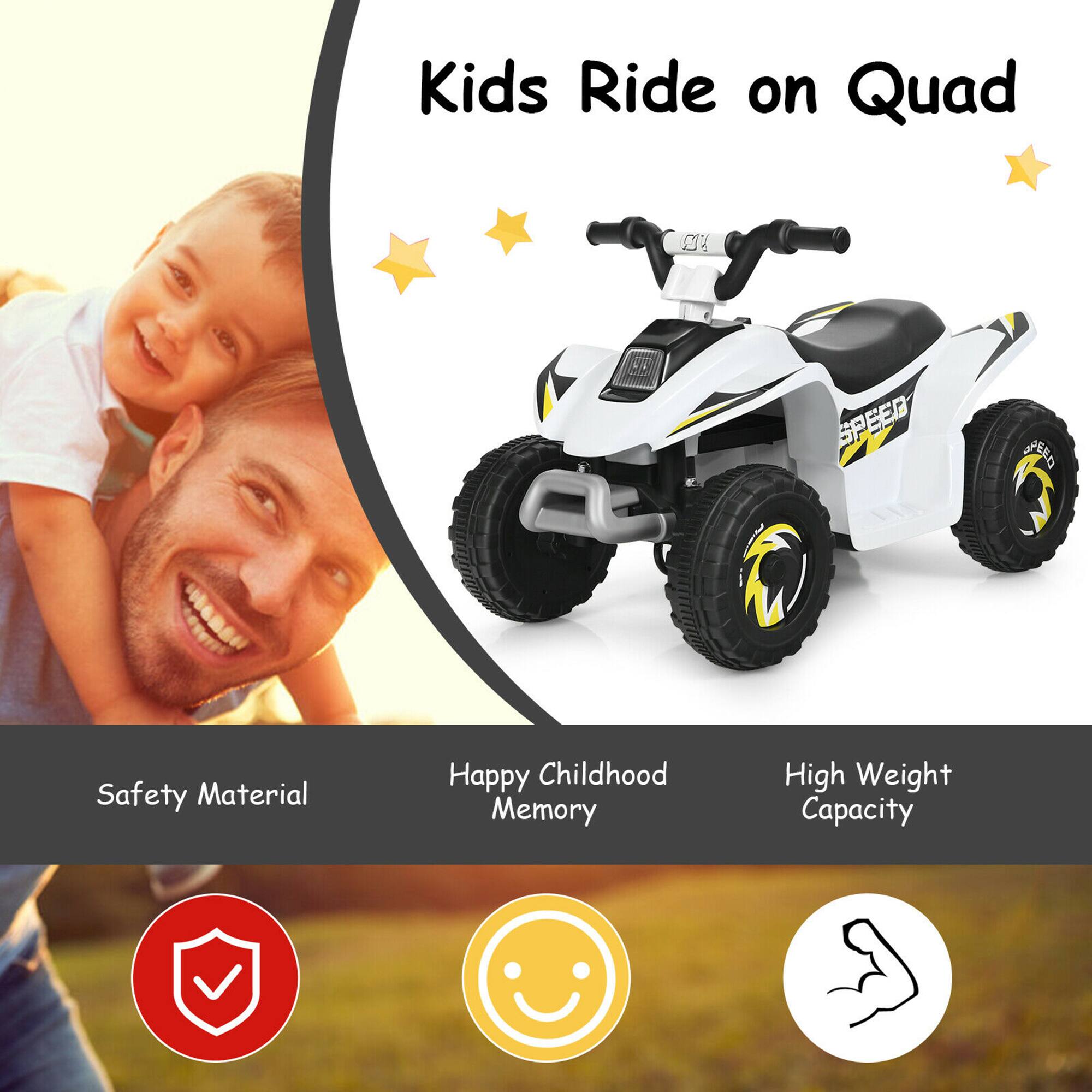 Kids Ride on Quad

- Safety Material
- Happy Childhood Memory
- High Weight Capacity