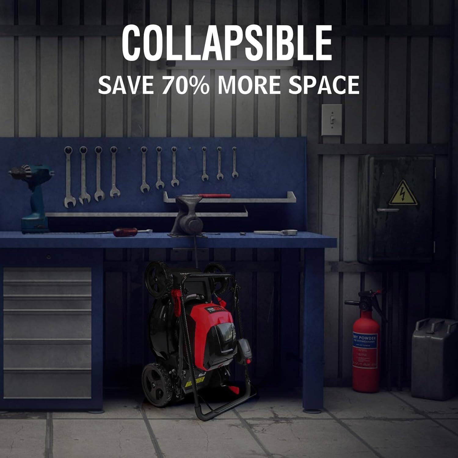 COLLAPSIBLE  
SAVE 70% MORE SPACE