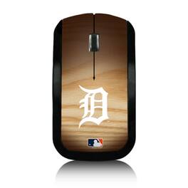 Keyscaper - Detroit Tigers Wood Print Wireless USB Mouse - Wireless - Multicolor