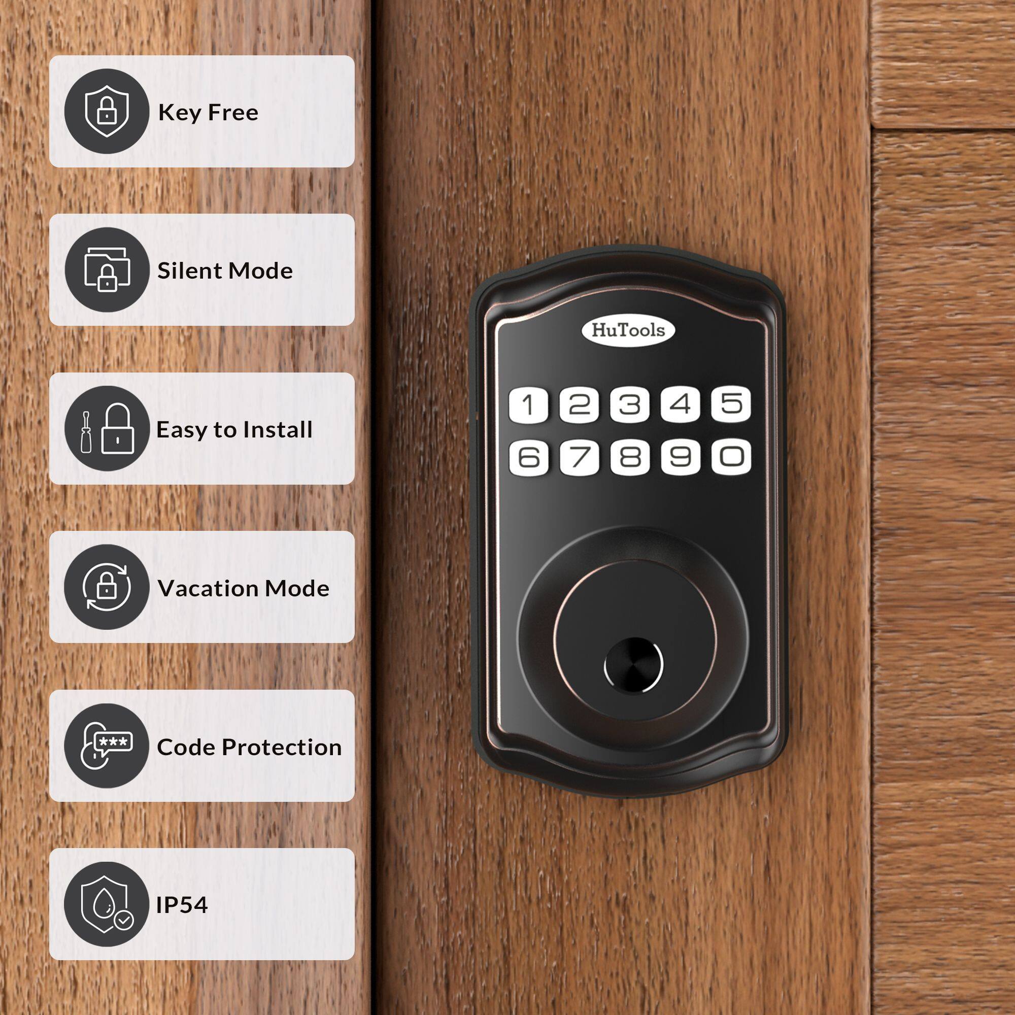 - Key Free
- Silent Mode
- Easy to Install
- Vacation Mode
- Code Protection
- IP54