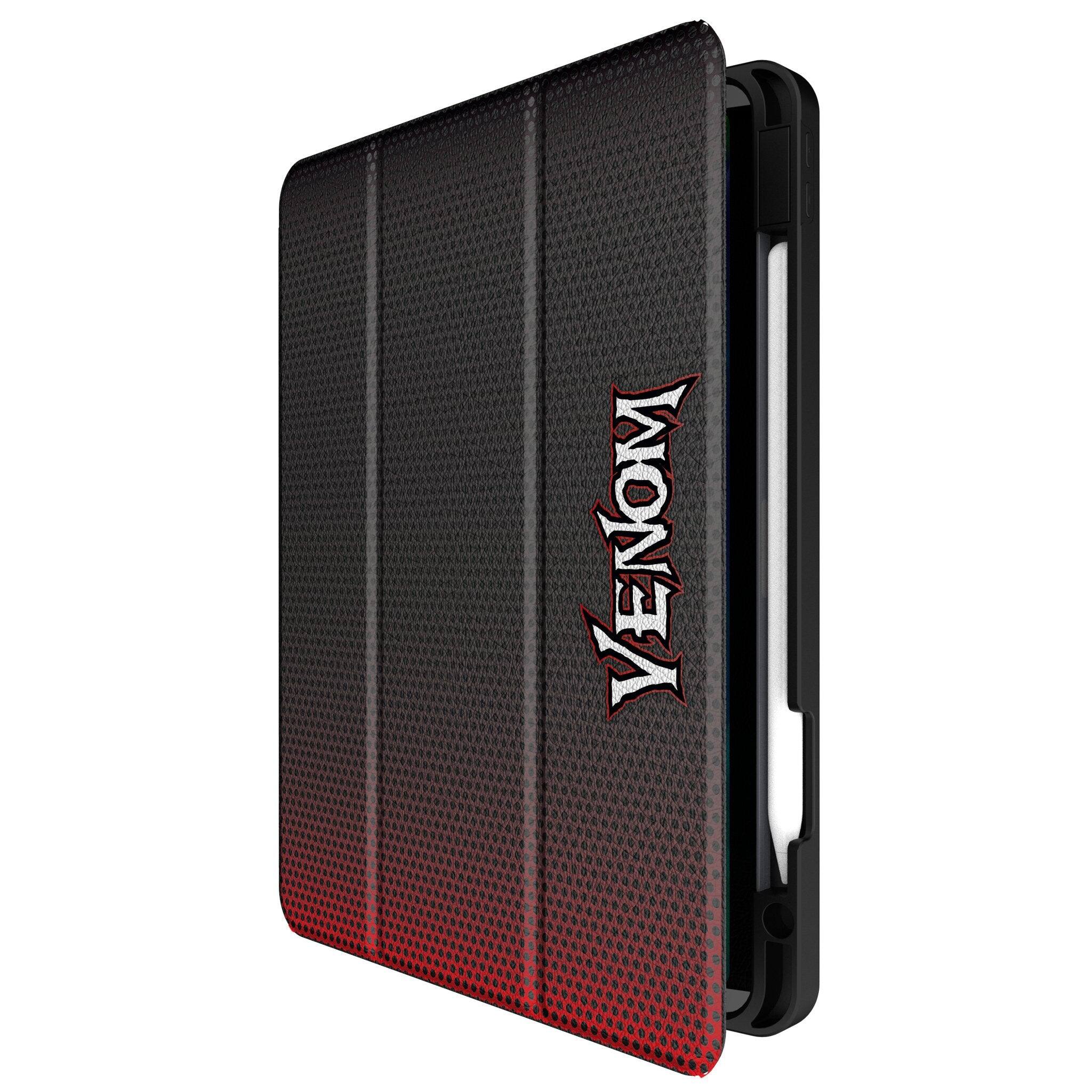 Angle. Keyscaper - Marvel Grid Tablet Case - Apple iPad Pro 11in (M4) - Venom.