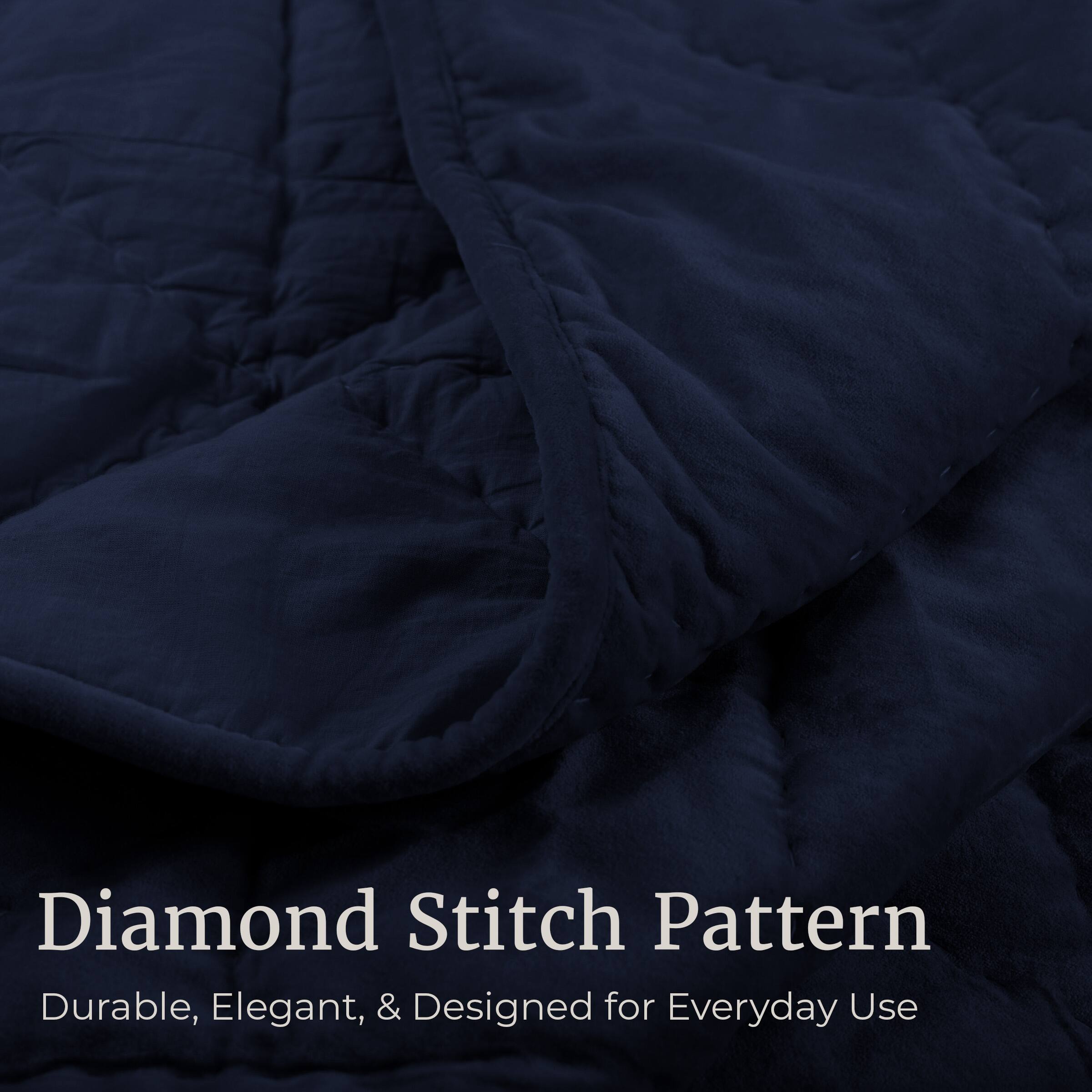 Diamond Stitch Pattern  
Durable, Elegant, & Designed for Everyday Use