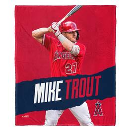 Northwest - Mike Trout Los Angeles Angels 50" x 60" Player Silk Touch Throw Blanket - Multicolor