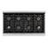 Alt View 11. ZLINE - 48 in. Wide 8 Burner 6.7 cu. ft. Freestanding Paramount Dual Fuel DuoPro Range with Dual Ovens - Black Matte.