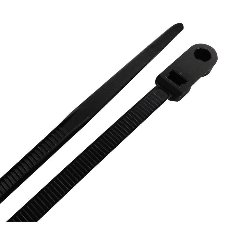 Angle. Steel Grip - Steel Grip 8 in. L Black Cable Tie 100 pk.