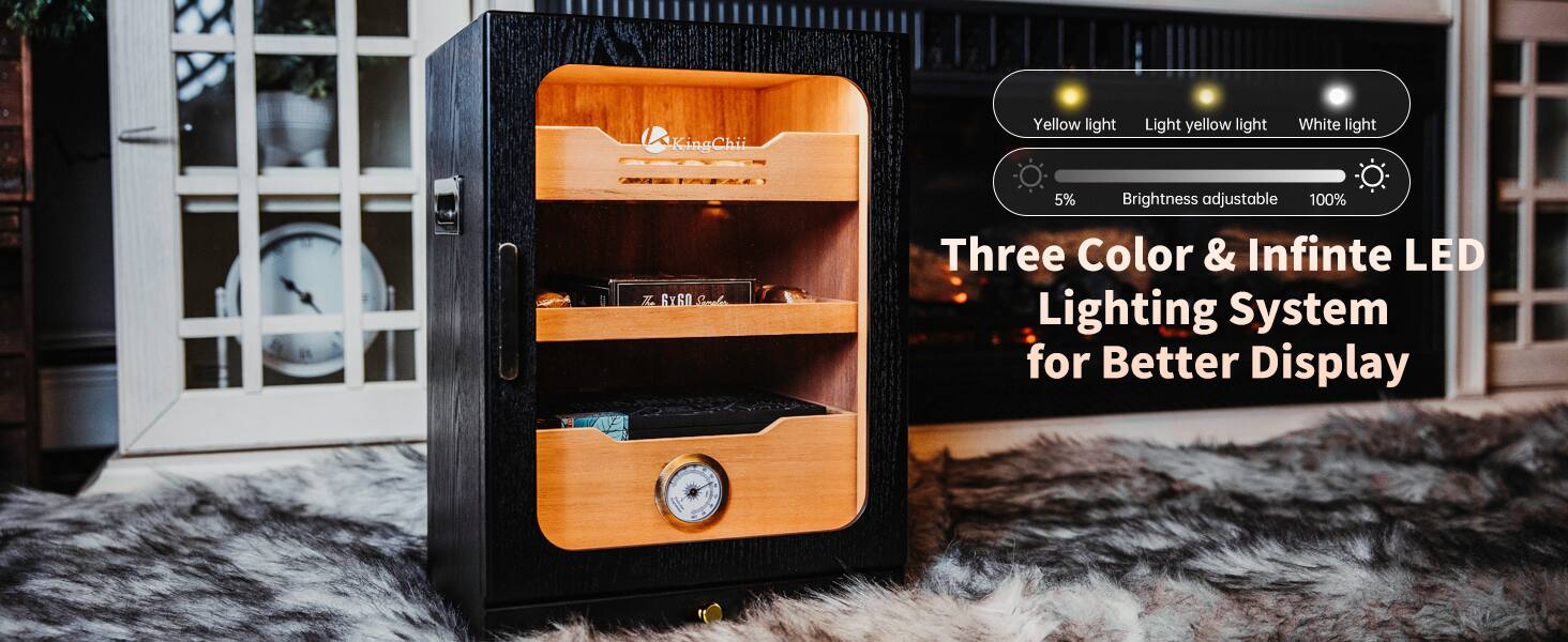 KingChi Chii Yellow light Light yellow light White light MTL Z naya Sale 5% Brightness adjustable 100% Three Color & Infinite LED Lighting System for Better Display