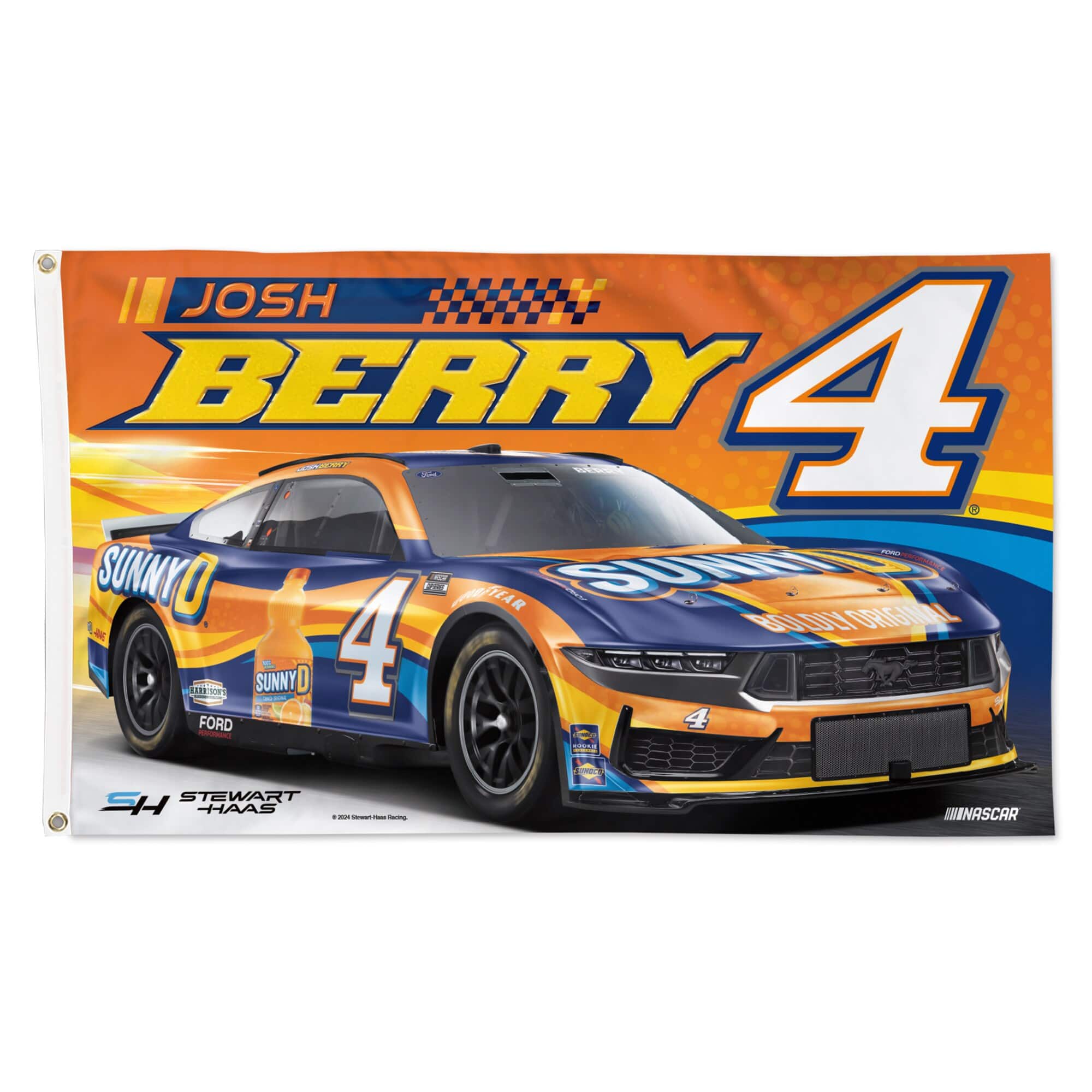 WinCraft - Josh Berry Sunny D 3' x 5' One-Sided Deluxe Flag - Multicolor