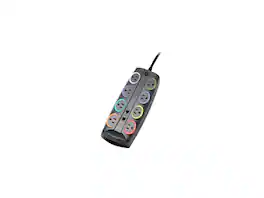 Kensington - K62691NA 8 Feet 8 Outlets 3090 Joules Surge Protector - Black