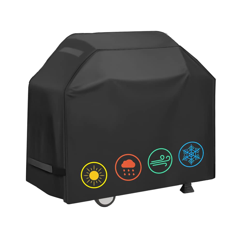 Fabibe - Grill Cover Waterproof Bbq 58 Inch Rip-proof And Anti-uv Barbecue Gas Compatible For Weber Char-broil Nexgrill Grills - Default