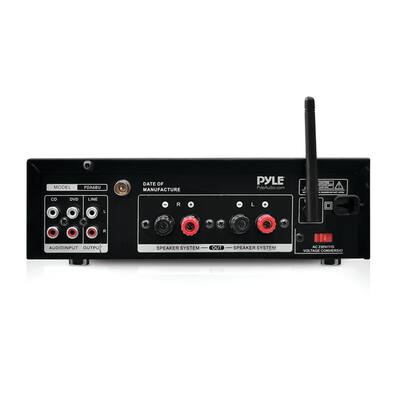 Pyle 200 Watt Bluetooth Stereo Amp Receiver with USB & SD Card Pyle 200 Watt Bluetooth Stereo Amp Receiver with USB & SD Card