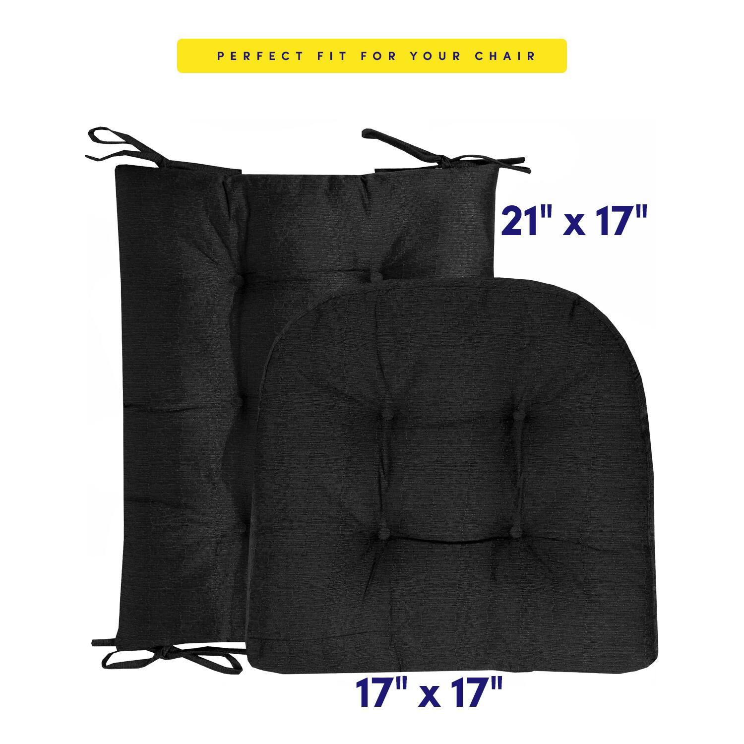 PERFECT FIT FOR YOUR CHAIR

21" x 17"

17" x 17"