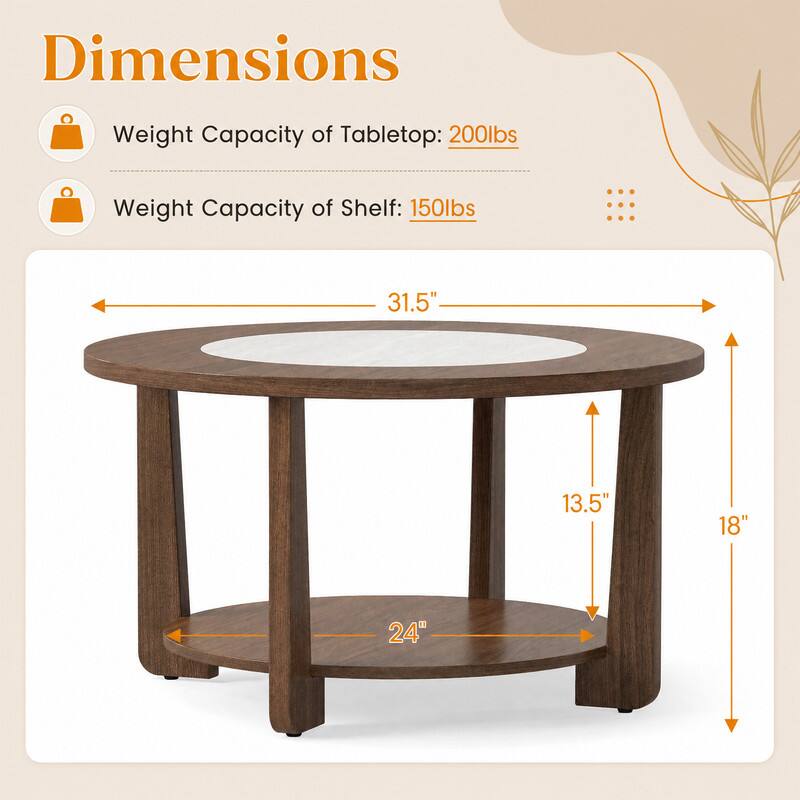 Dimensions  
Weight Capacity of Tabletop: 200lbs  
Weight Capacity of Shelf: 150lbs  
31.5"  
13.5"  
18"  
24"
