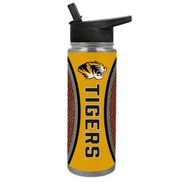 Great American Products - Missouri Tigers 24oz. Jr. Thirst Game Ball Hydration Bottle - Brown