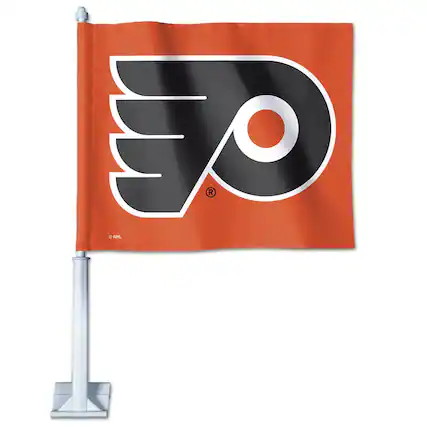 Front. WinCraft - Philadelphia Flyers Double-Sided Car Flag - Multicolor.