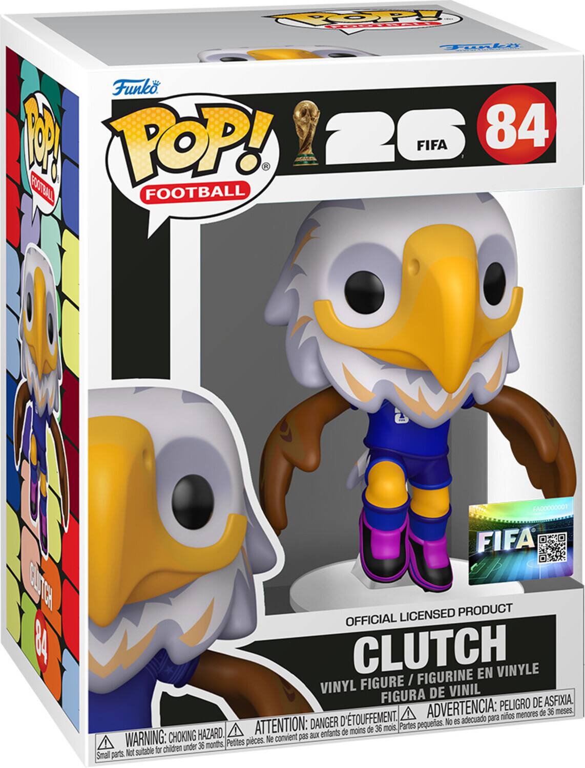 TOOP TCOTS Ti Funko 1 POP! 26 FIFA 84 AGA I R FOOTBALL FOOTBALL I FA00000001 FIFA SLTCH PRODUCT OFFICIAL LICENSED B4 CLUTCH FIGURINE EN VINYLE FIGURE / VINYL DE VINIL FIGURA DE ASFIXIA ADVERTENCIA: PELIGRO DE ASFIXIA. Partes pequeñas. No es adecuado para niños menores de 36 meses. ATTENTION: DANGER D'ETOUFFEMENT. Petites pièces. Ne convient pas aux enfants under 36 months. Small parts. Not suitable for children under 36 months.