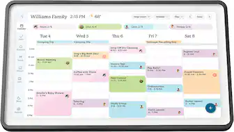 Skylight - Calendar 2: 15 Inch Touchscreen Smart Calendar and Chore Chart - Charcoal